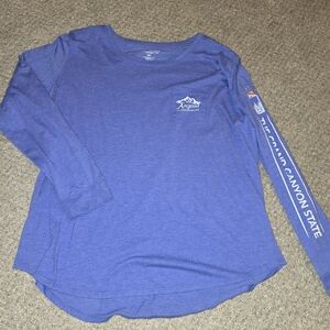 Women's Blue Arizona Grand Canyon State Long Sleeve Tee Shirt Size 2xl